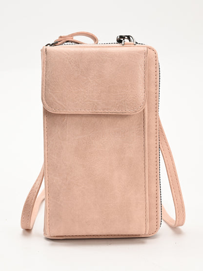 Women's crossbody wallet red