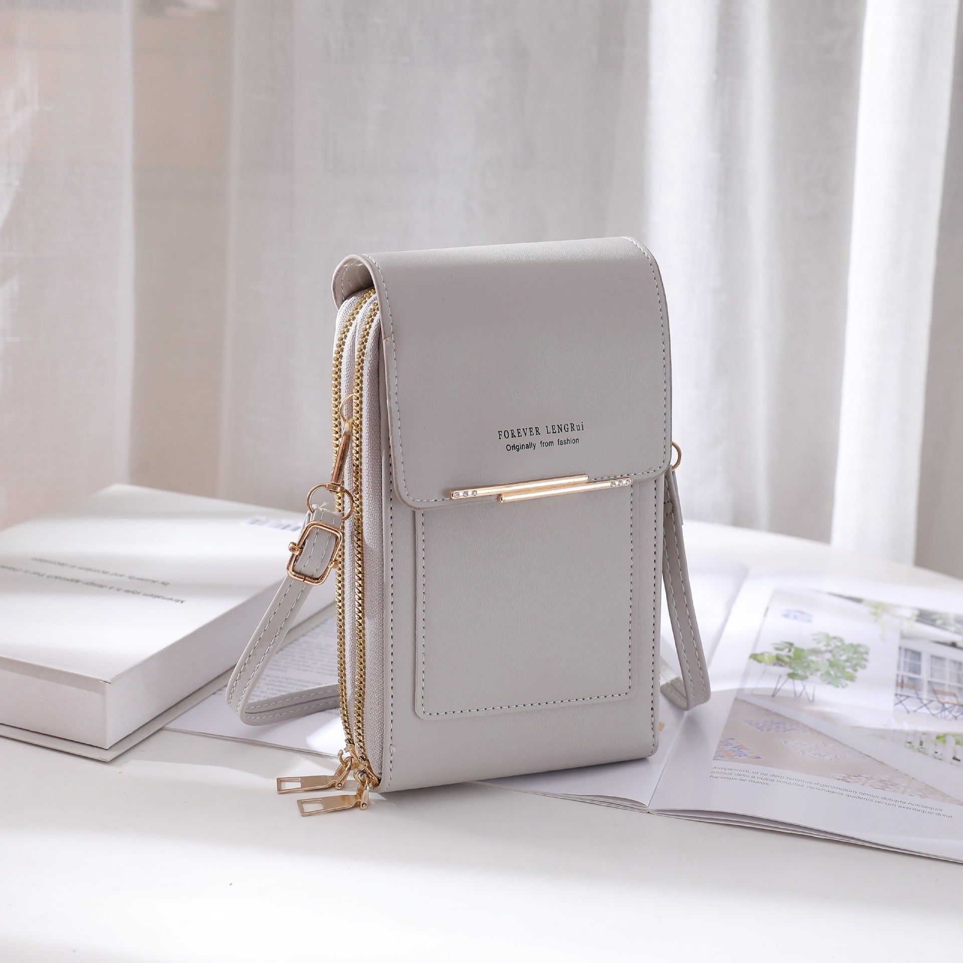 Blue large capacity bag for daily use