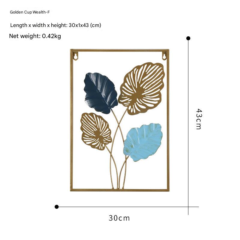 lightweight metal decor for easy mounting