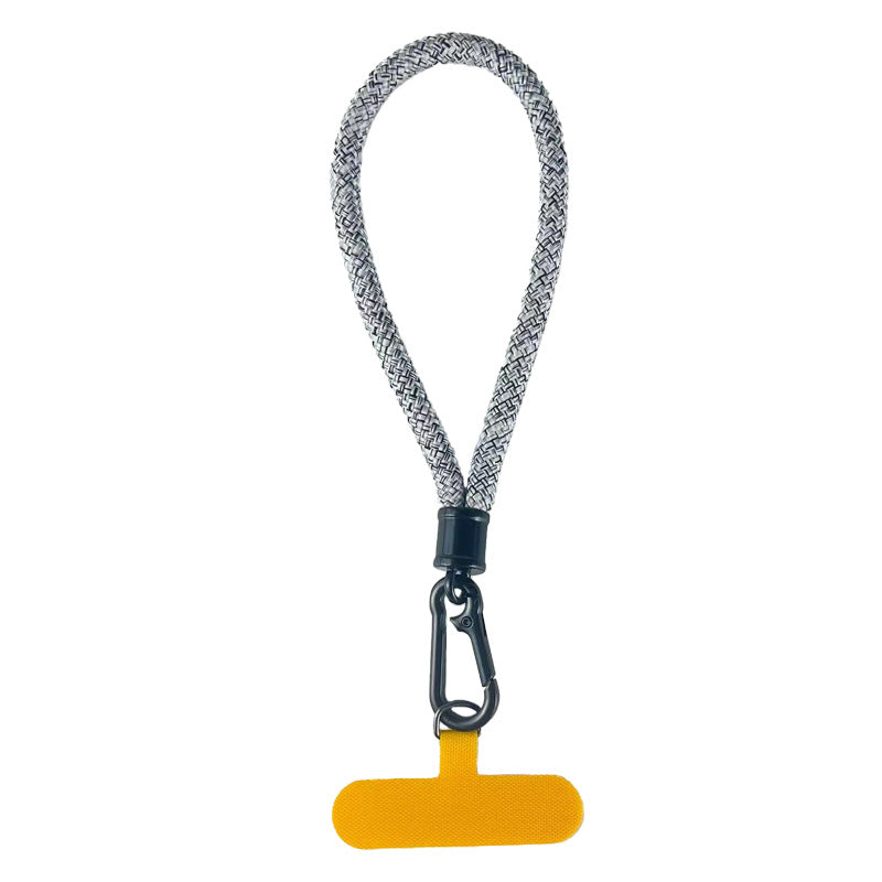 Close-up of nylon phone lanyard design