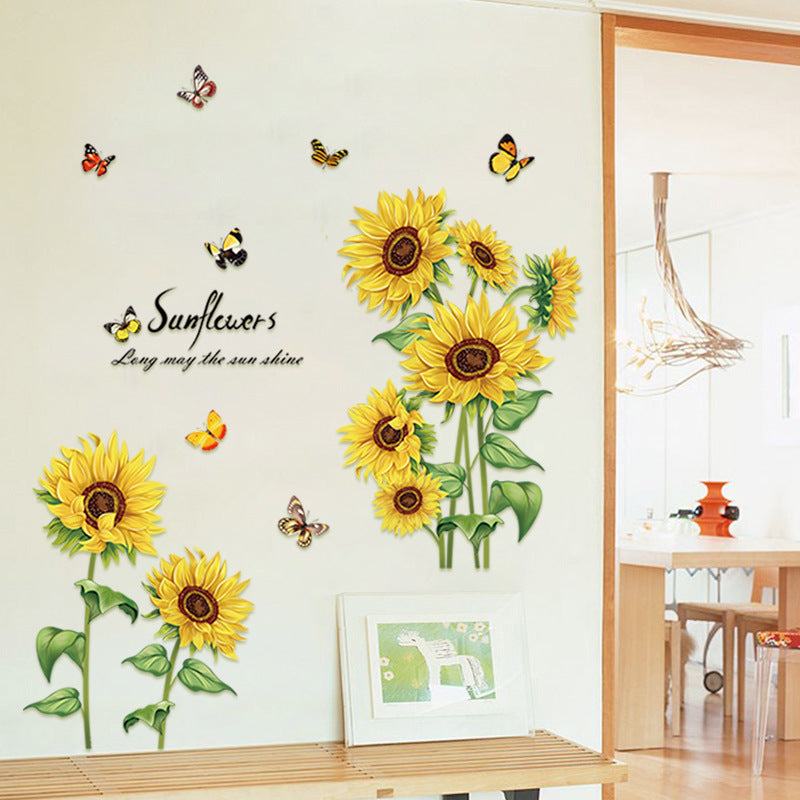 Sunflower wall sticker image 4