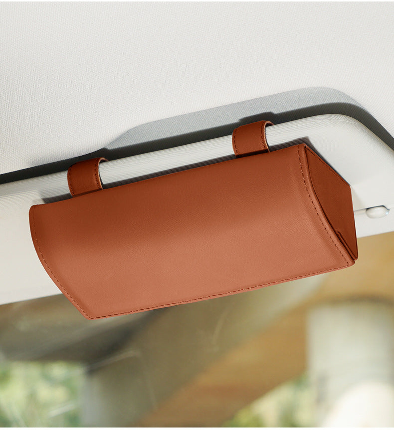 Car sunglasses holder document organizer