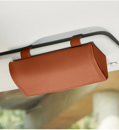 Car sunglasses holder document organizer