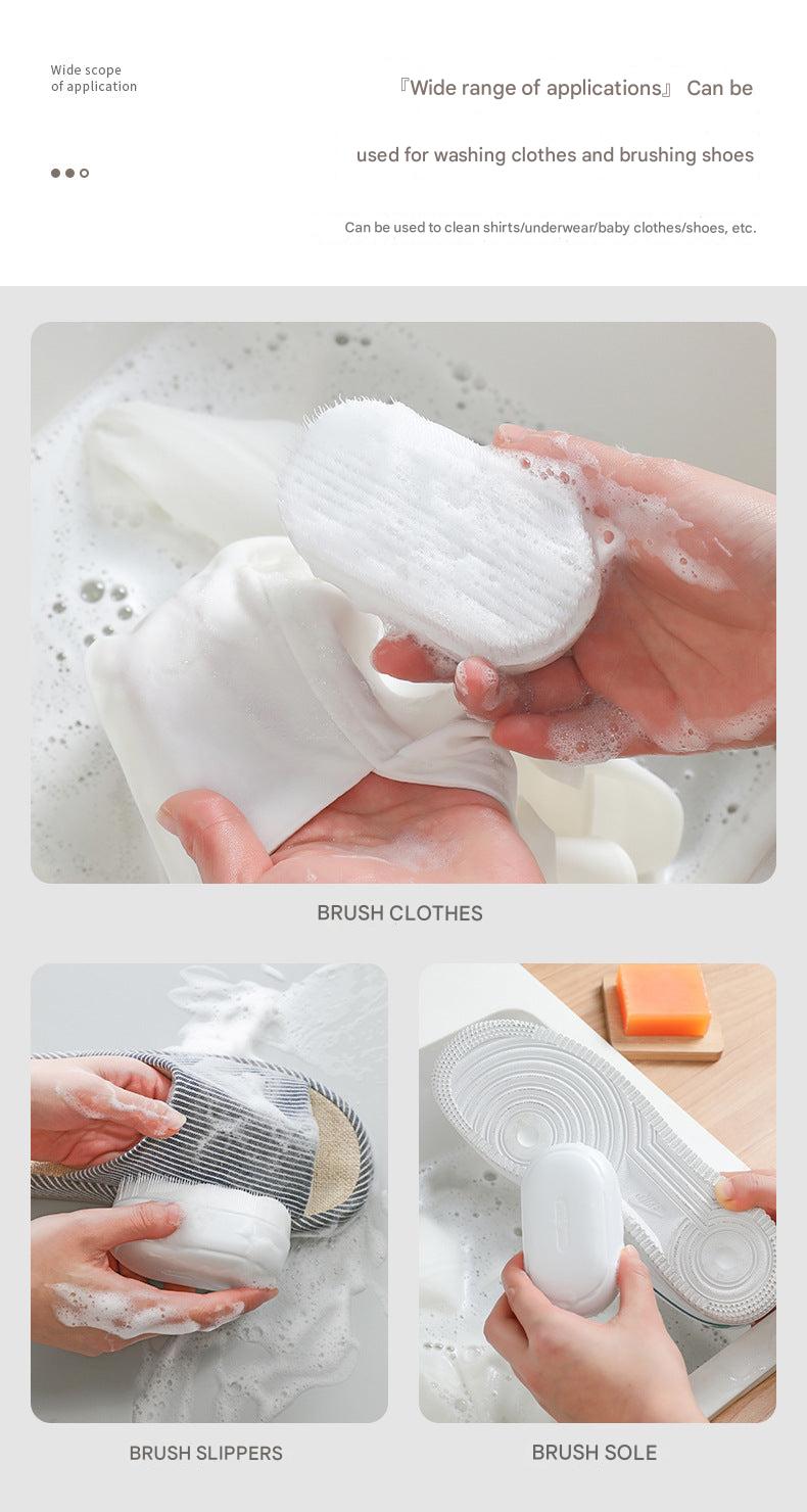 Durable plastic cleaning brush for home use