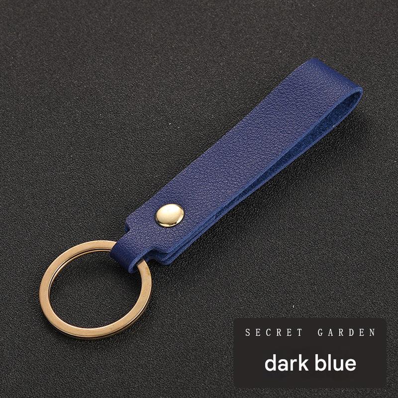PU leather ring holder for car keys
