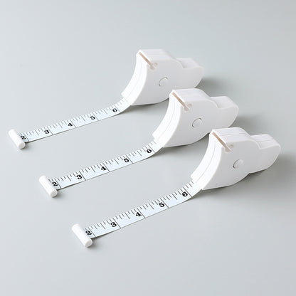Colorful body measuring tape lying flat