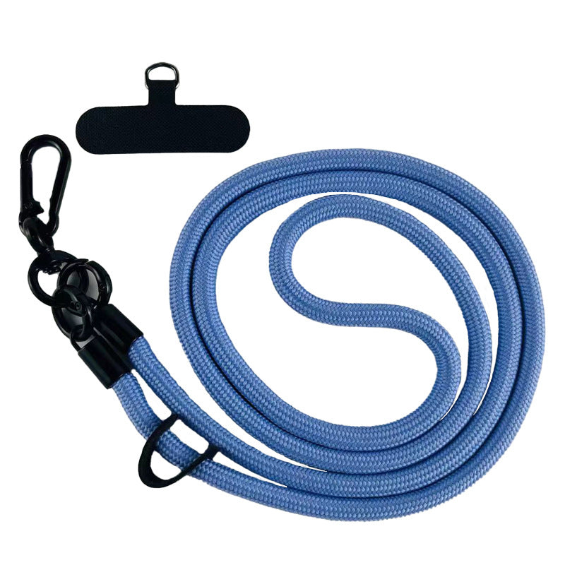 Universal phone lanyard in black