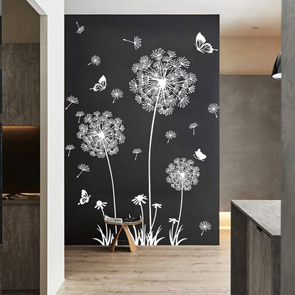 Close-up of decorative wall decals