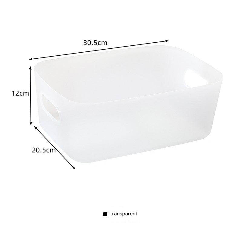 Plastic storage bin for cosmetics image 2