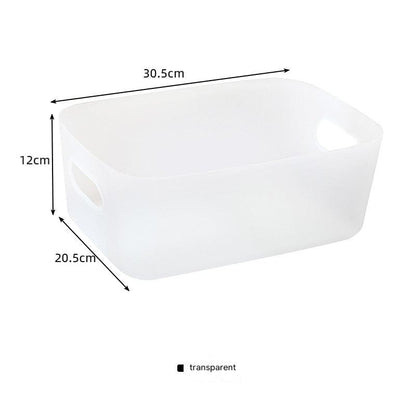 Plastic storage bin for cosmetics image 2