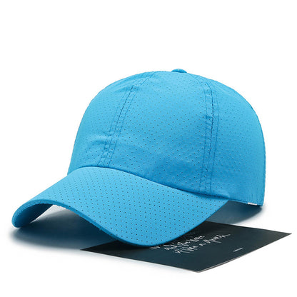 Men's quick-dry baseball cap in light grey
