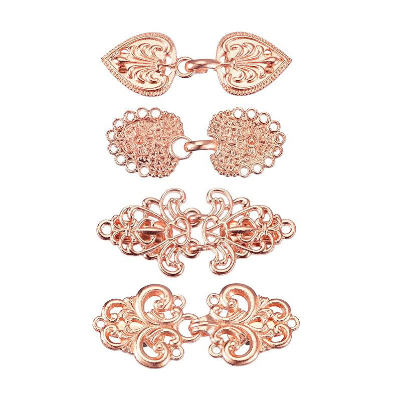 Elegant vintage scarf clip in antique silver