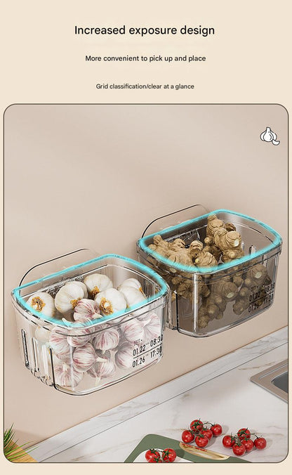 Functional wall storage solution for condiments