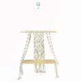 Cream Handwoven Storage Rack