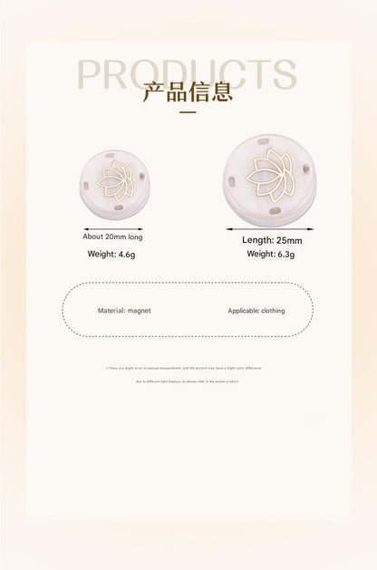 Strong magnetic button for accessories