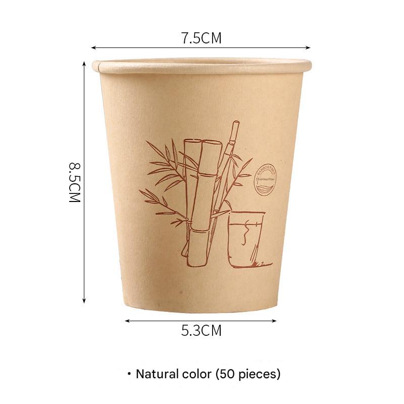 Sustainable Bamboo Fiber Disposable Cup Image 1