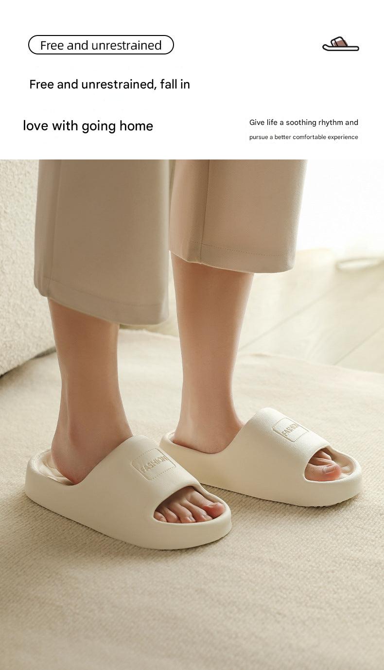 black house slippers