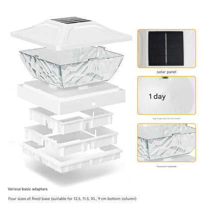 Easy installation solar garden light