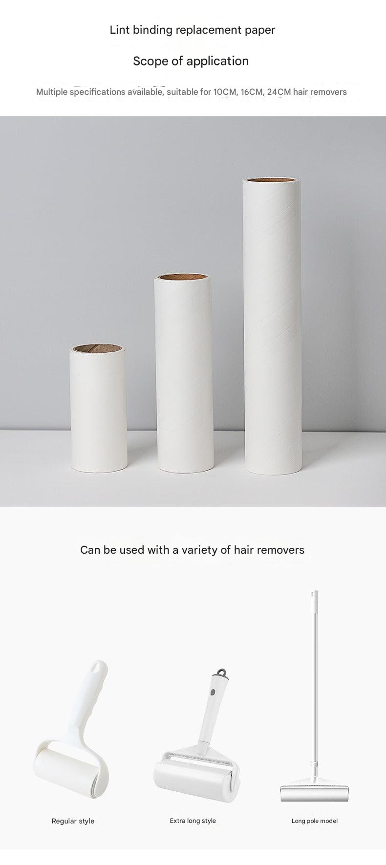 Effortless Hair Removal Roller Replacement Paper Image 4