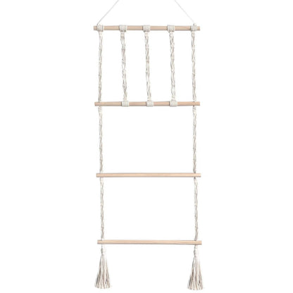 Cotton rope wall décor with tassels image 3