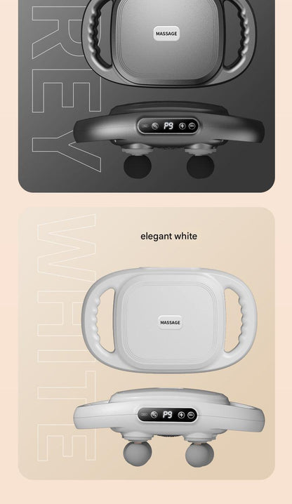 Rechargeable massage gun with multiple heads