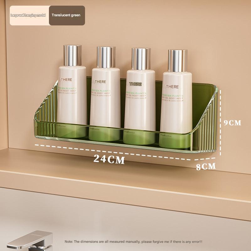 Cosmetic storage solution in a bathroom