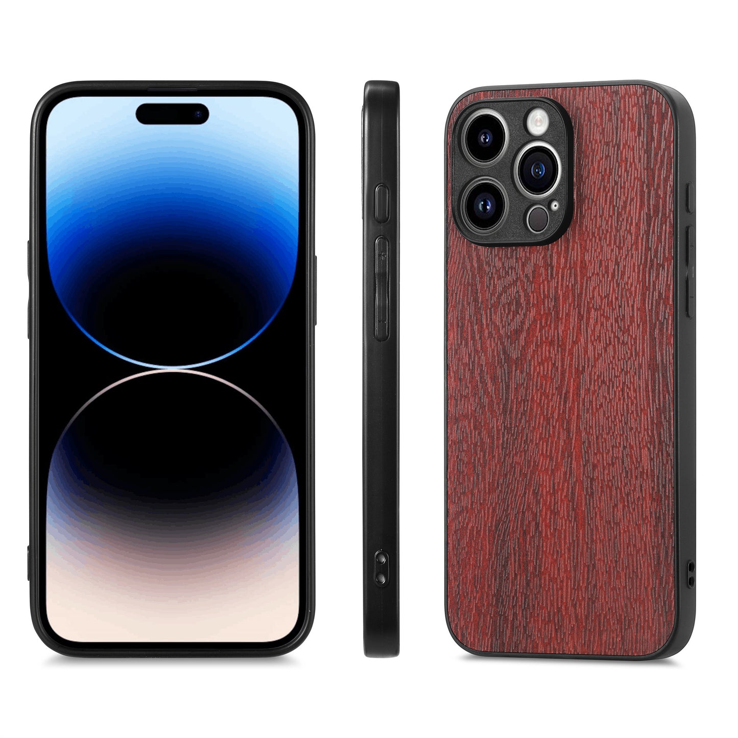 Stylish Wood Grain iPhone & Samsung Case - Durable, Lightweight, and Anti-Fingerprint Protection