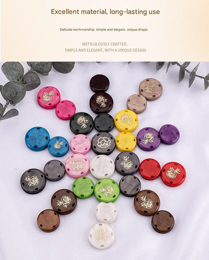 Magnetic button for curtains and shirts