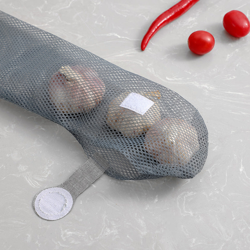 Durable kitchen storage mesh bag