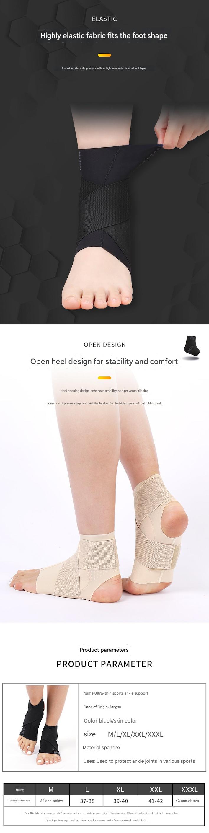 Premium Ankle Brace in use