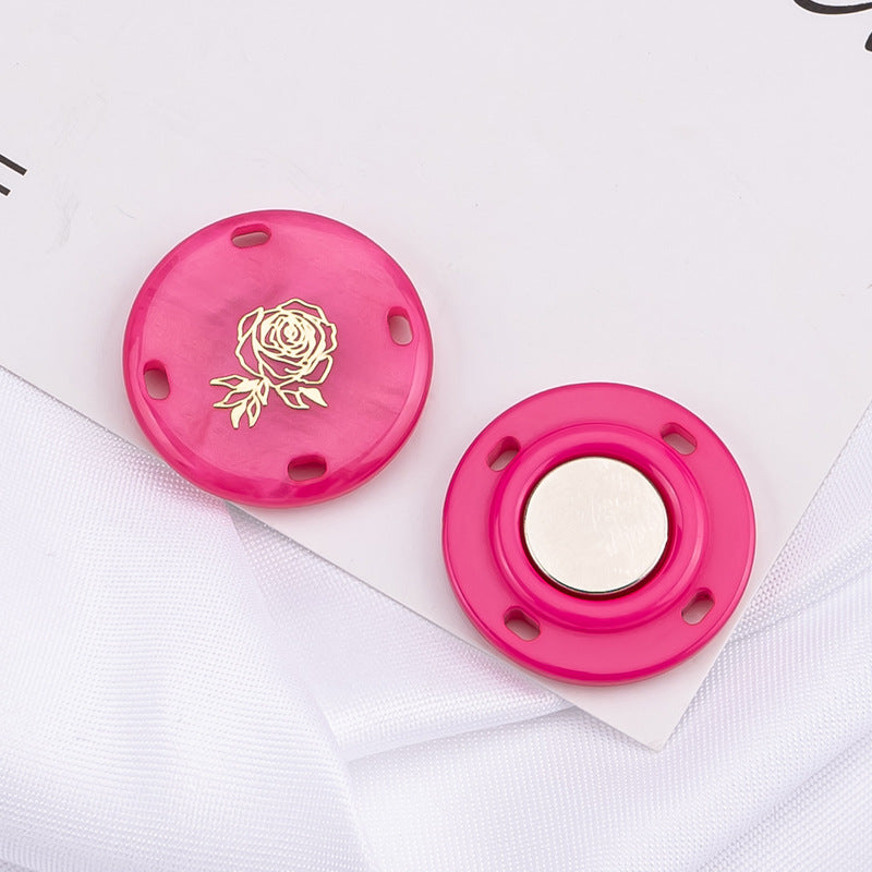 Strong magnetic button for accessories