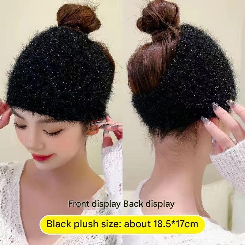 Knitted ear warmer gray