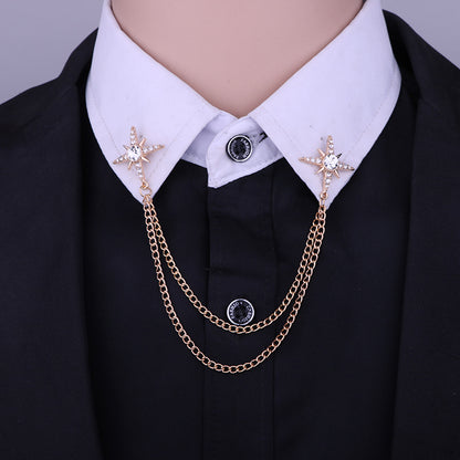 Metal alloy collar chain accessory
