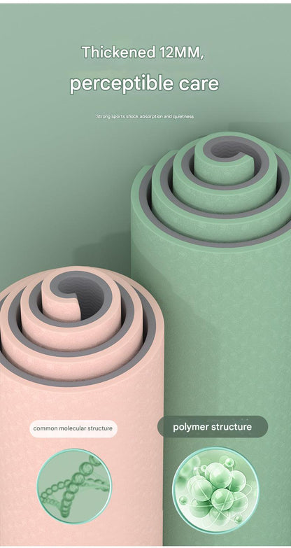 TPE Yoga Mat in Purple Color Image 7