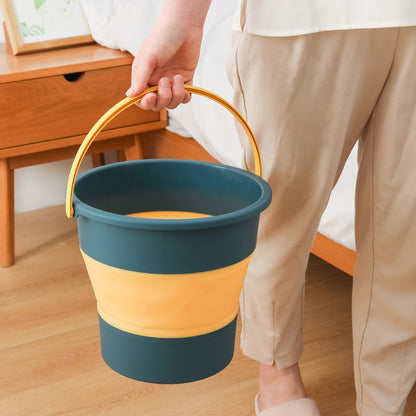 Foldable Fishing Bucket Green