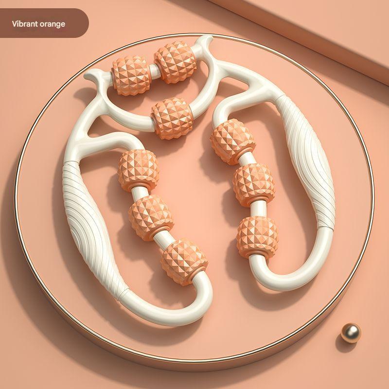 Leg massager illustrating exercise