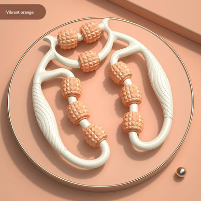 Leg massager illustrating exercise