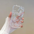 Cream Shell-Four-pointed Star Laser Butterfly-Transparent