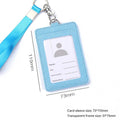 Sky Blue - Vertical Card Holder with Hand Strap