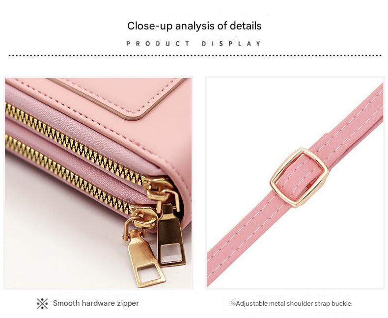 Light blue fashion shoulder bag for women