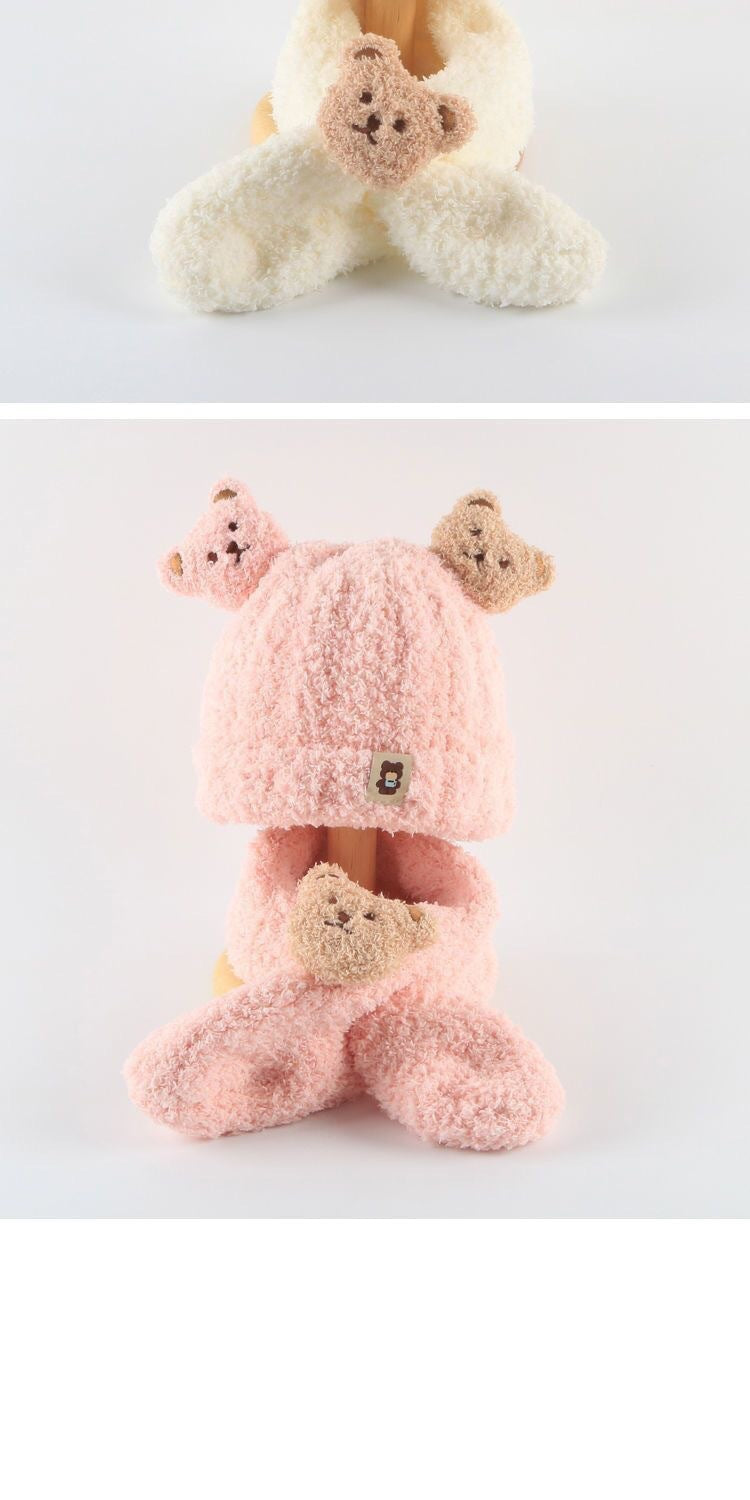Children's warm scarf set for winter image 2