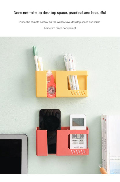 Wall-Mounted Remote Control Organizer Box Image 2