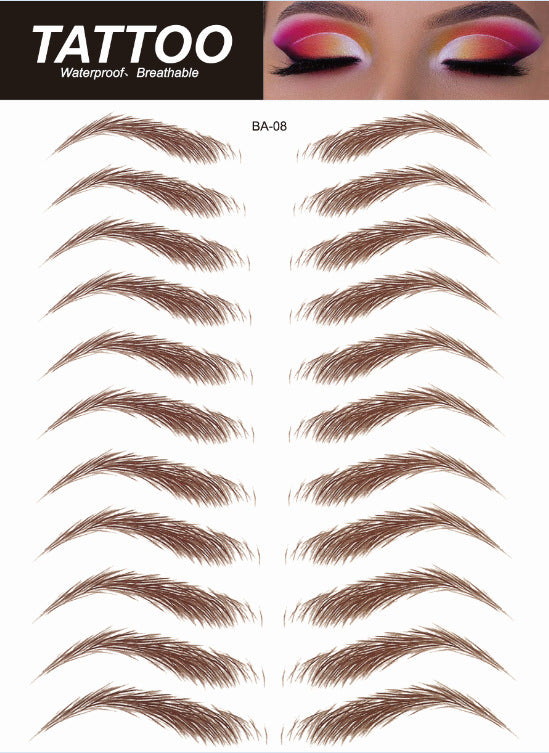 Waterproof Eyebrow Stickers - Image 2