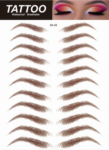 Waterproof Eyebrow Stickers - Image 2