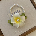Egg Flower Hair Tie