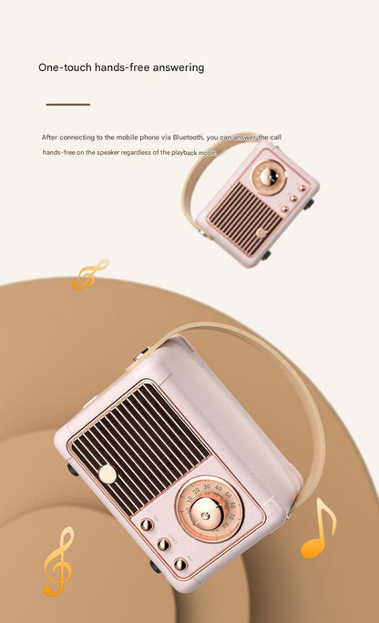 Portable speaker with USB and AUX support