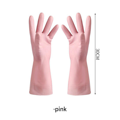 Green cleaning gloves