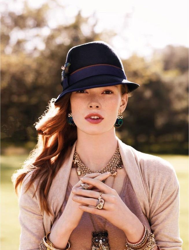 Handcrafted boho jewelry featuring owl design