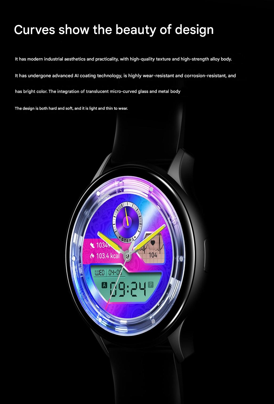 HK89 Smartwatch Waterproof Design