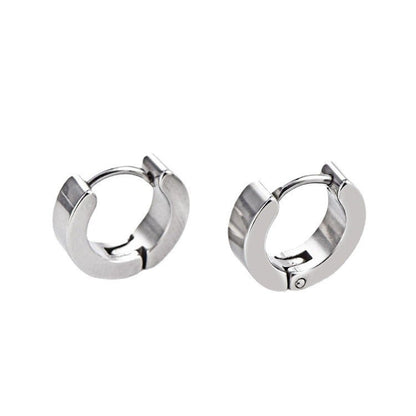 Geometric circle earrings for men and women